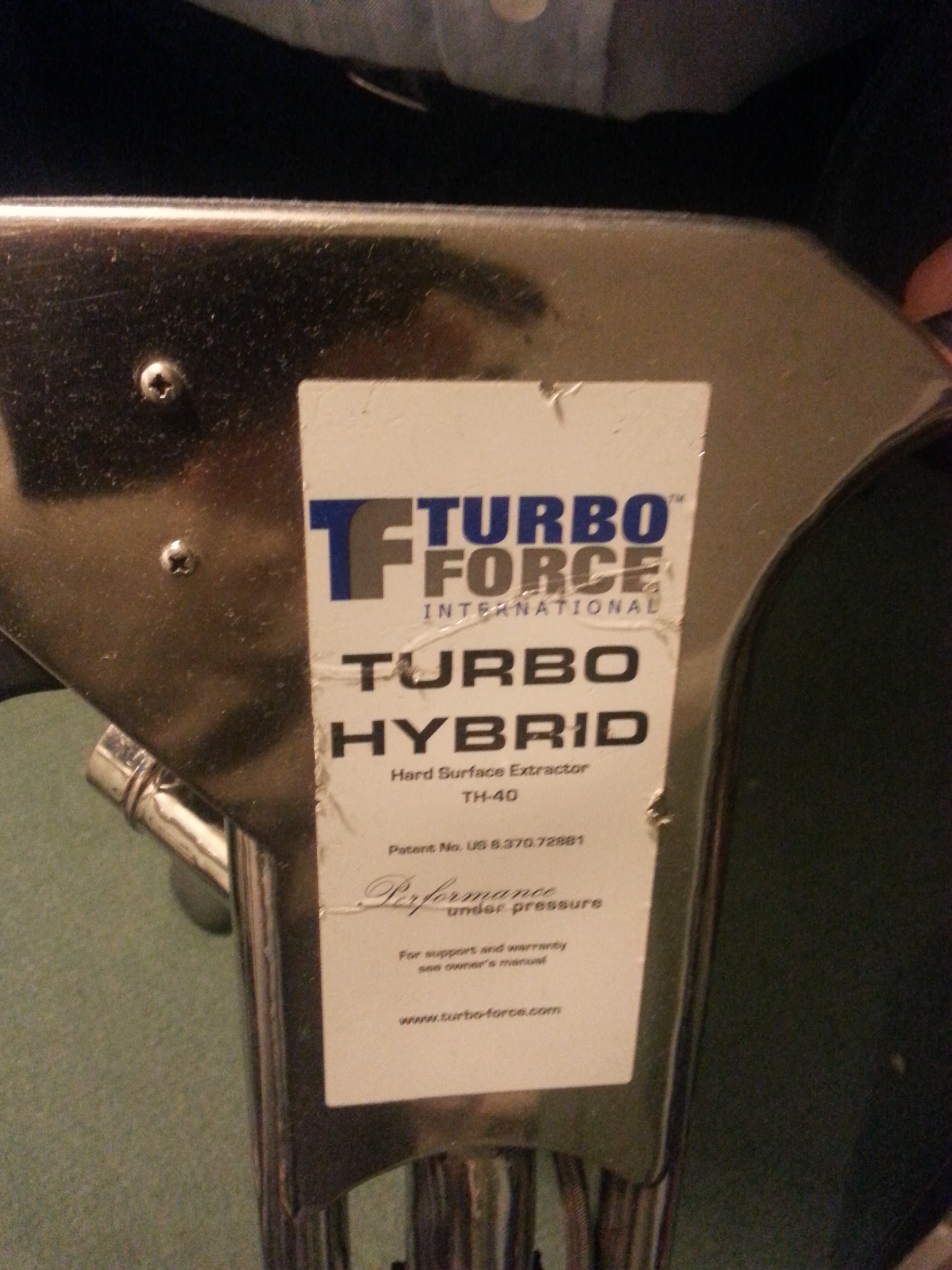 TurboForce Turbo Hybrid TH-40 Hard Surface Cleaning Tool